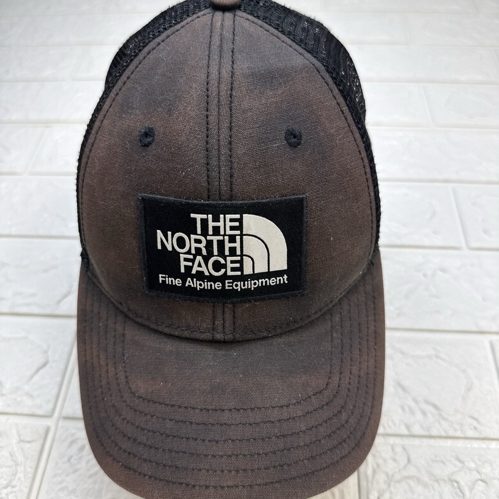 The North Face Fine Alpine Equipment Snapback Trucker Hat Black Mesh OS Mens